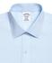Erkek açık mavi non-iron kravat yaka oxford klasik gömlek