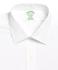 Erkek beyaz non-iron milano kesim kravat yaka klasik gömlek