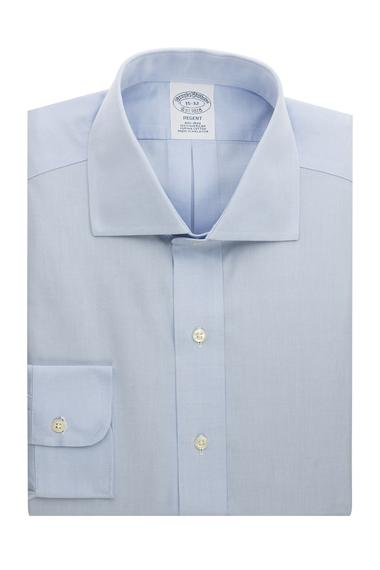 Erkek açık mavi non-iron regent kesim klasik gömlek