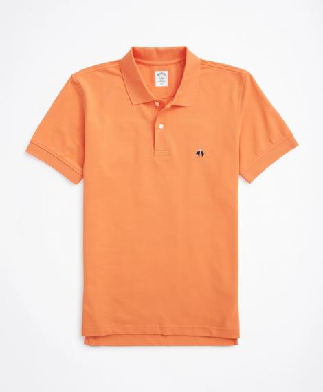 Erkek turuncu supima polo yaka t-shirt